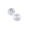 Czech Pressed Glass Round Beads 8mm Crystal AB (Package of 10)